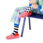 Stripe Dot Sock